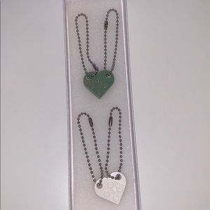 Lego Heart Keychain